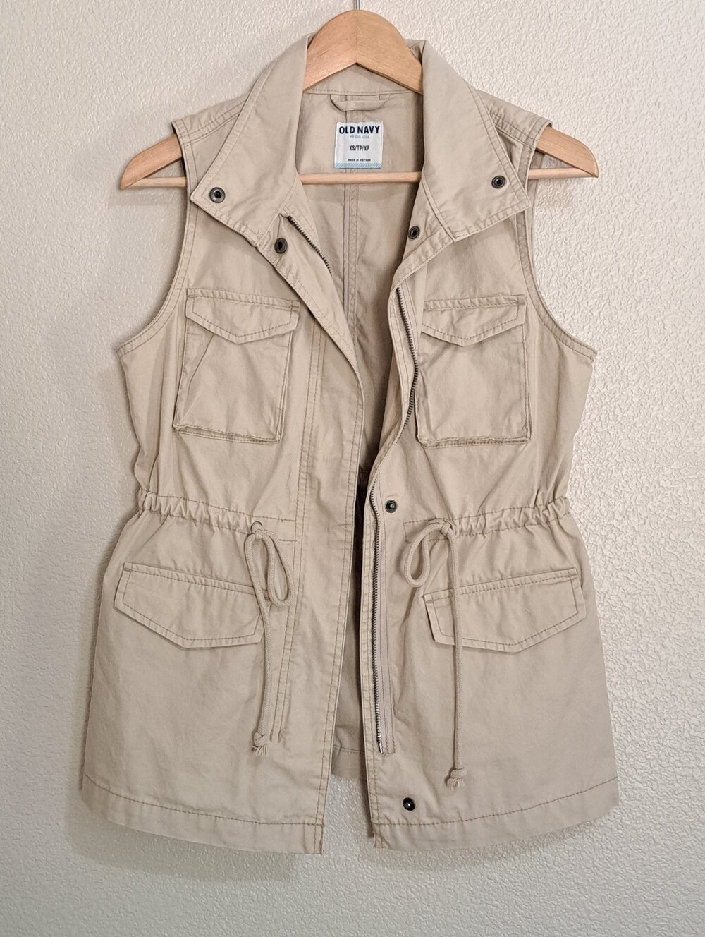 Old Navy Khaki Utility Vest XS